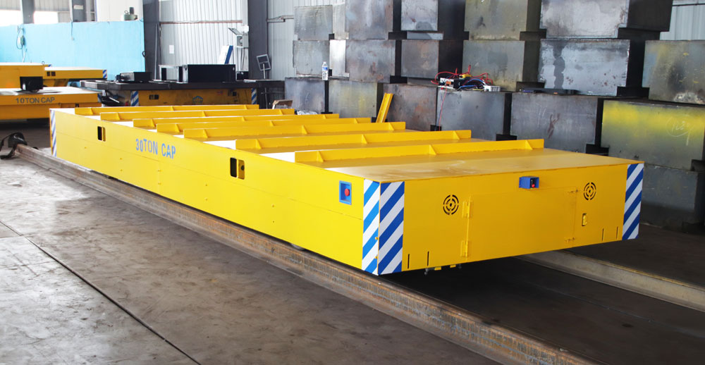 無(wú)錫客戶訂購(gòu)的三臺(tái)軌道搬運(yùn)車(chē)順利交付