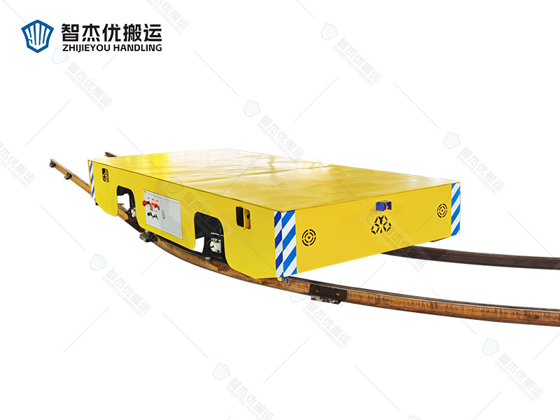 鋼材轉(zhuǎn)運平板車 彎道運行 低壓供電